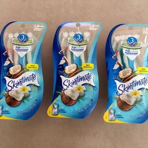 SCHICK SKINTIMATE RAZOR BUNDLE (3 pks)  NWT